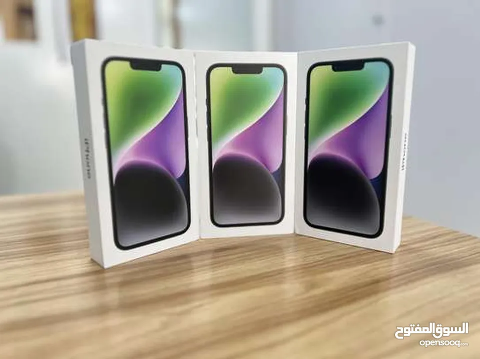 iPhone 14 Plus 128GB  ايفون 14 بلس 128    جديد كفالة شرق اوسط