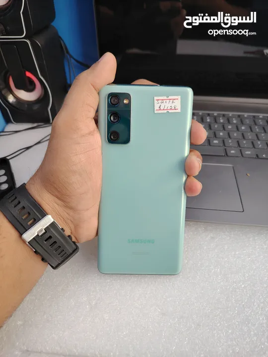 Samsung S20 fe 5g 6gb Ram 128gb storage good condition sea Green colour All OK only 80 Omani riyal