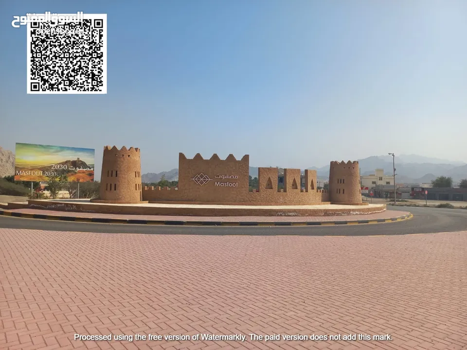 ارض للبيع بمصفوت سكنى زاوية شارعين