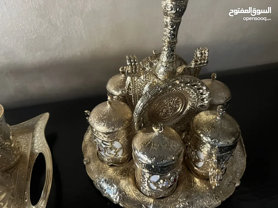 طقم فناجين شاي وقهوه