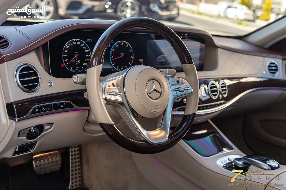 Mercedes S320 2019 Amg kit   السيارة وارد الشركة و قطعت مسافة 68,000 كيلو متر فقط