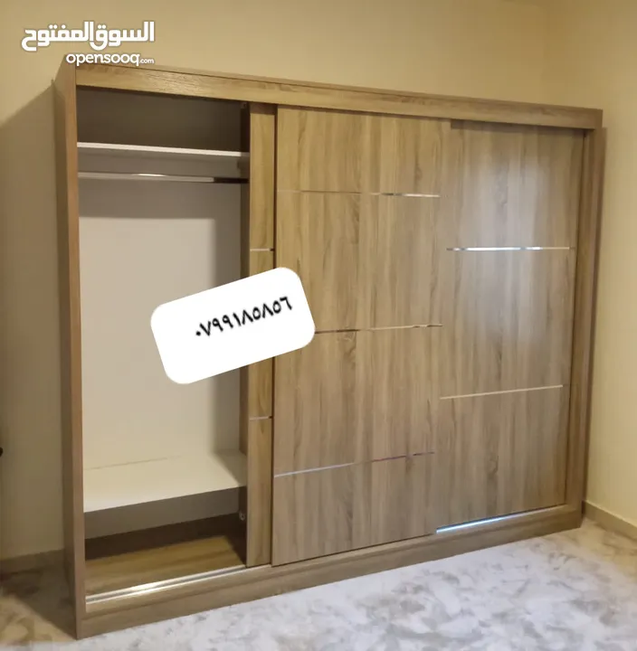 خزائن ملابس خشب لامنيت 18م الون متعددة تفصيل حسب الطلب
