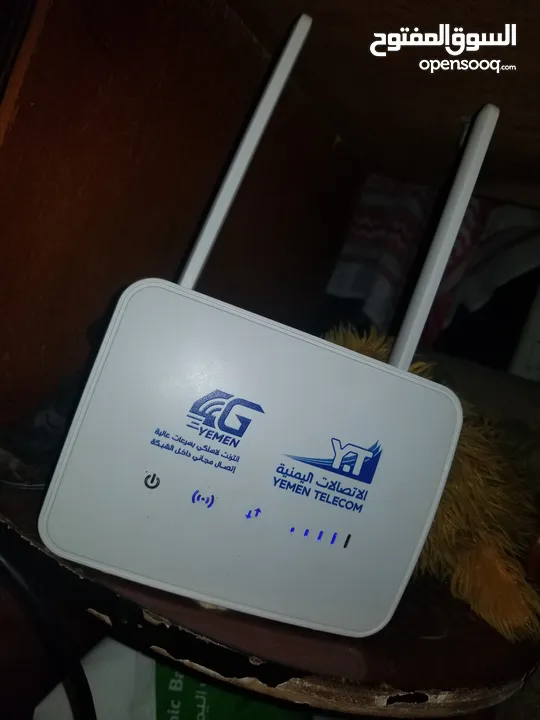 مودم يمن فور جي Yemen 4G مستخدم جديد بكرتونه وكل توابعه