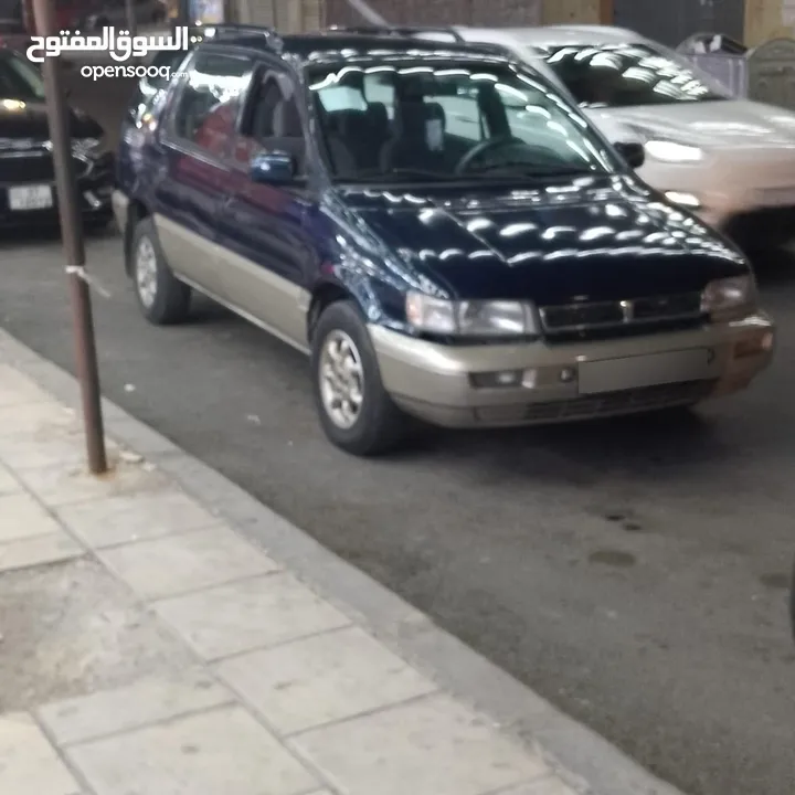 سياره هونداي سنتامو عائليه للبيع مديل 1996 بحاله ممتازه غرفه ممتازه