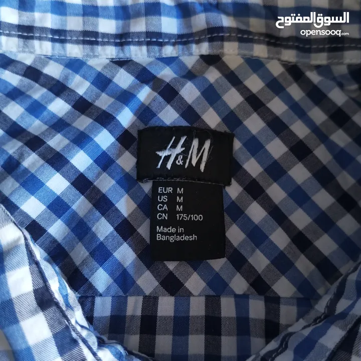 قميص ماركة H&M نصف كم وارد الخارج