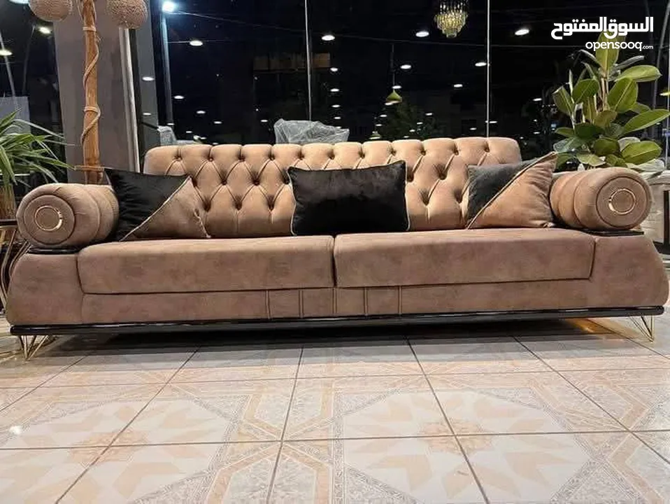 طقم كنب موديل "مونبيه" – كلاسيك تركي فاخر من أفخم وأرقى الموديلات التركية