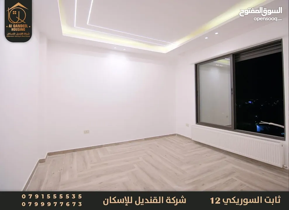 شقة جديدة لم تسكن مع مطبخ راكب تشطيب سوبر ديلوكس
