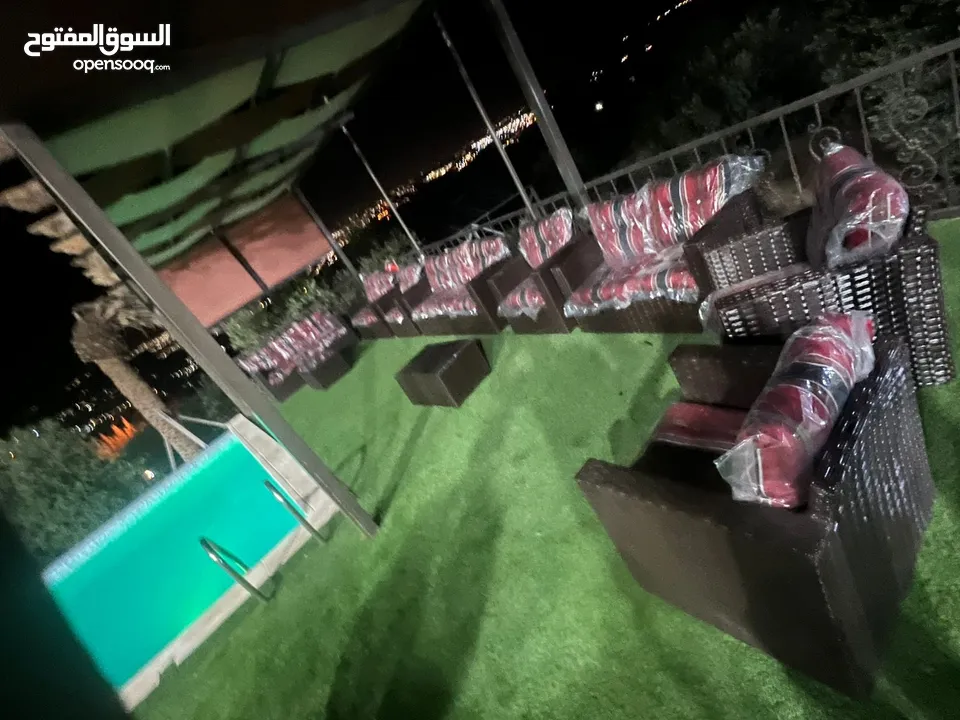 انتبه السعر حرق و لفترة محدودة  طقم راتان 5 مقاعد 115 د شامل توصيل لعمان وزرقا