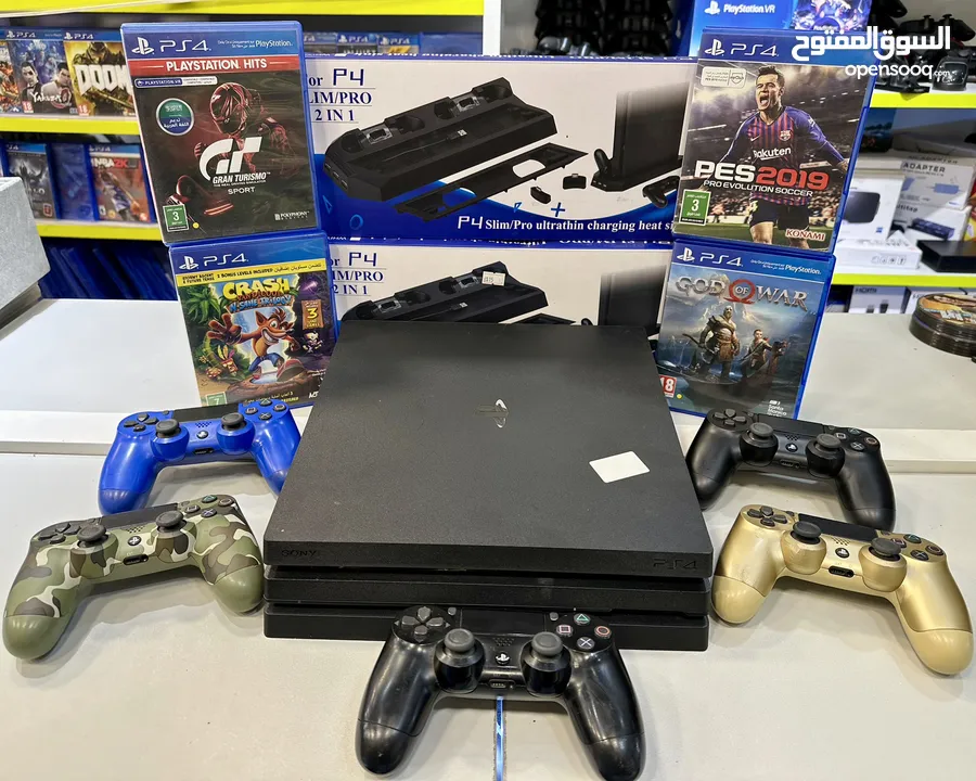 بلايستيشن 4 فات مع كفاله  PS4 Fat بافضل الاسعار