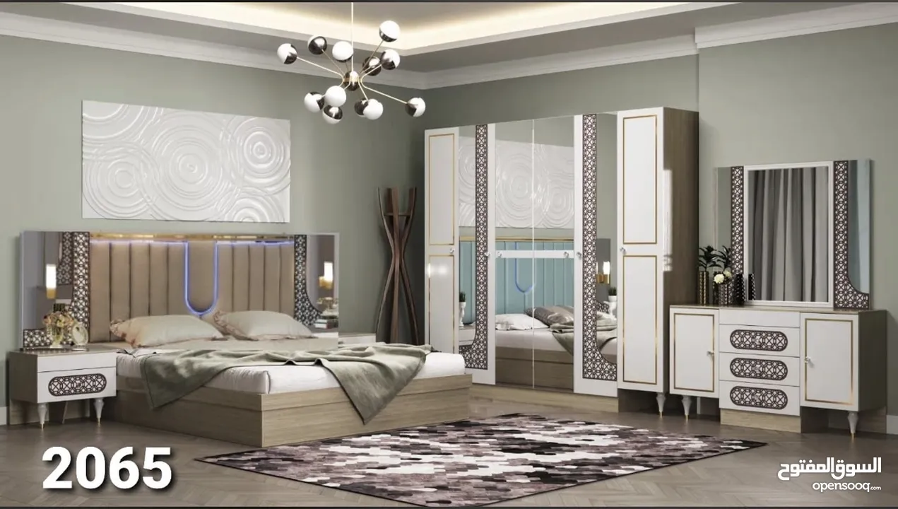 غرف نوم متنوعة تركي وصيني بأسعار مختلفة