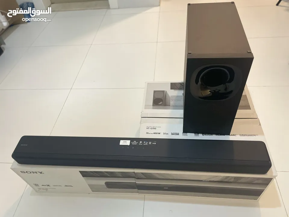 Sony HT G700 - Soundbar with Subwoofer Jan 2024 Purchase, 8 months warranty remaining