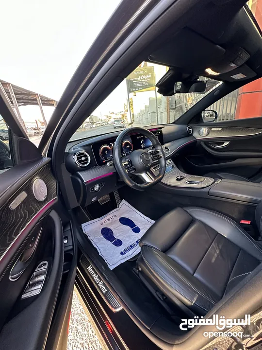 مرسيدس E350 2021 فل اضافات اعلى صنف بانوراما وارد المانيا لون فيراني مميزة