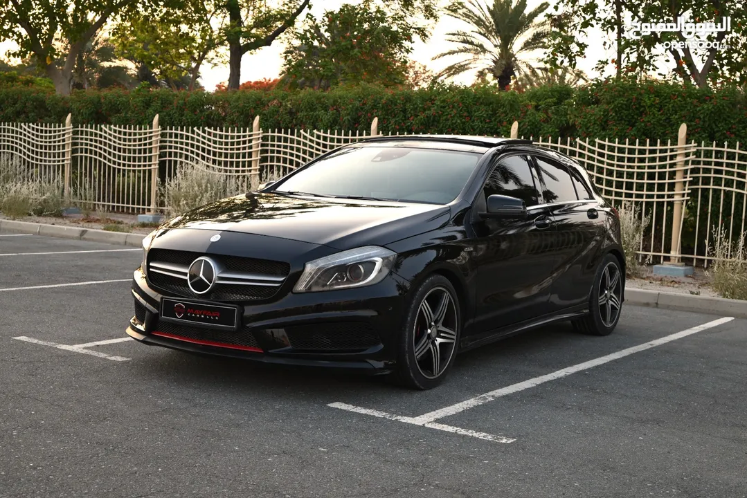 0% DP - GCC SPECS - MERCEDESE A250 AMG KIT - 2.0 TURBO CHARGE I4 2014 - MINT CONDITION