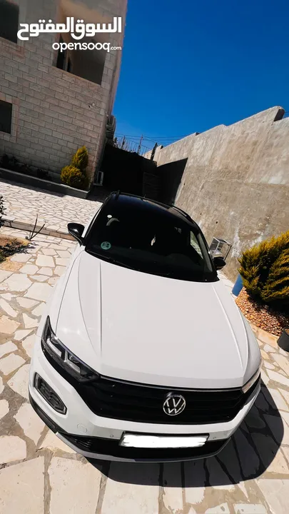 فولكس فاجن تي روك T-Roc 2021 Black Edition كامل الاضافات ما عدا فتحه