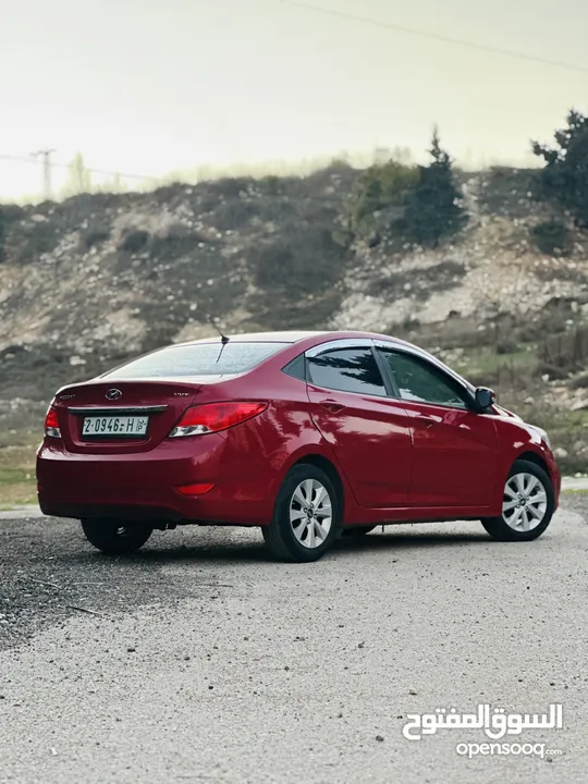 هيونداي اكسنت 2017 / سعر مميز وحررررق / فحص نخب/ لون مميز / فل اضافات بدون فتحة / ترخيص وتامين ساري