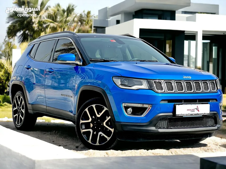 AED 1,180 PM  JEEP COMPASS LIMITED  2.4L I4  2019  WELL MAINTAINED  0% DOWNPAYMENT