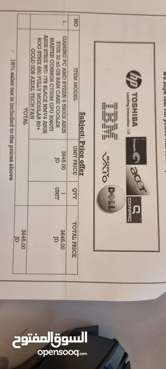 Advance Gaming/Montage PC for Sale Full RGB Control