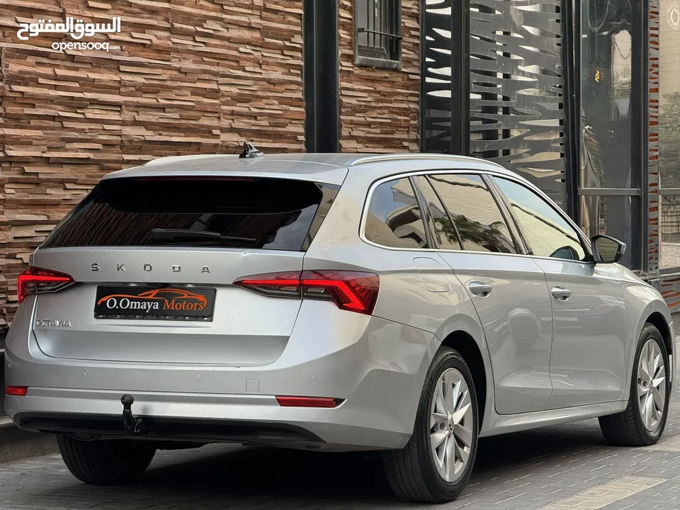 سكودا اوكتافيا ستيشن A8 2021 عداد قليل و فحص نخب ، بحالة الوكالة ، إضافات كاملة