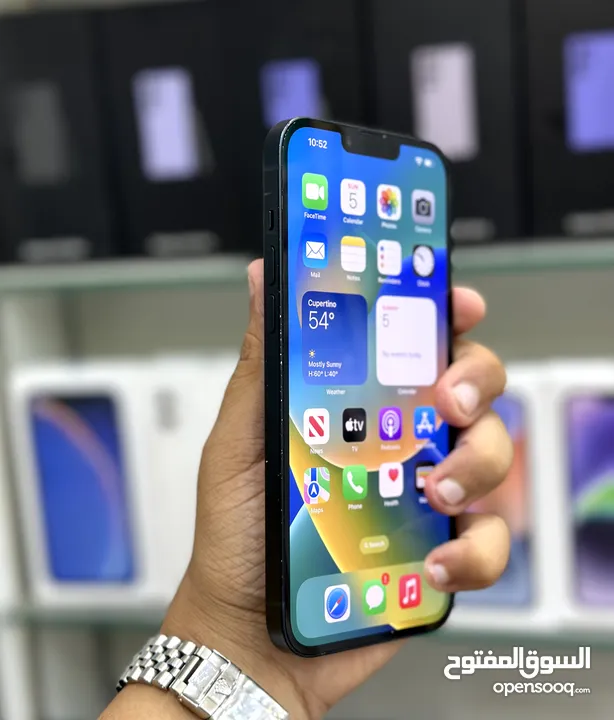 عرض خااص : iPhone 14 plus 128gb هاتف نظيف جدا بحالة الوكالة بدون اي شموخ و أو مشاكل مع ضمان و ملحقات