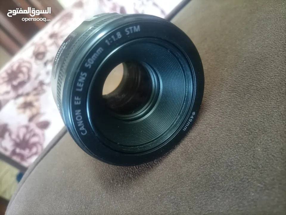 عدسة كانون 50mm stm