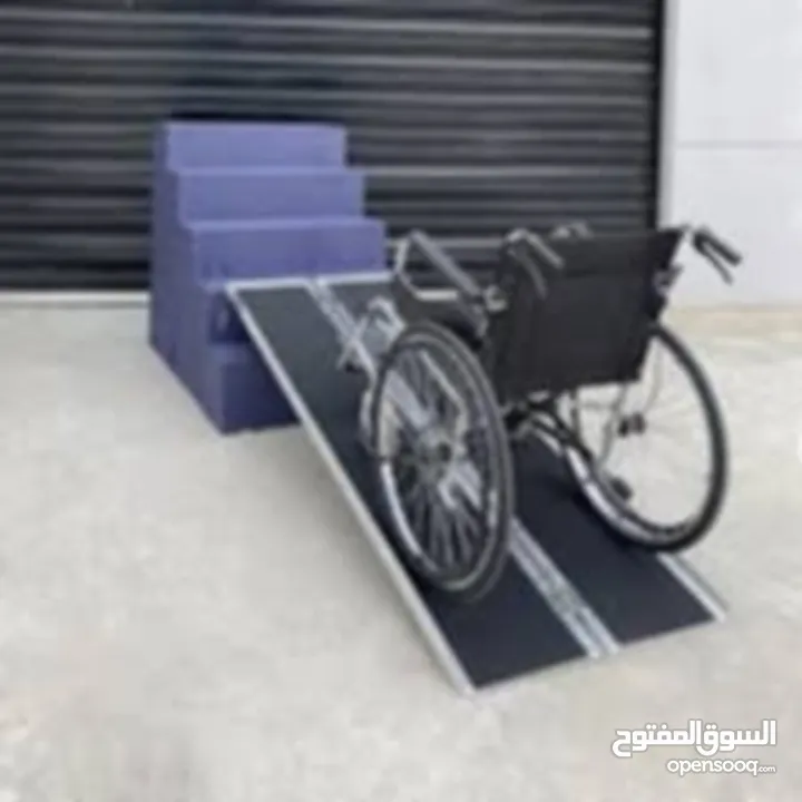 Ramp 6ft for wheelchair ,      منحدر (رامب) مناسب للكرسي المتحرك مقاس 1.8 متر