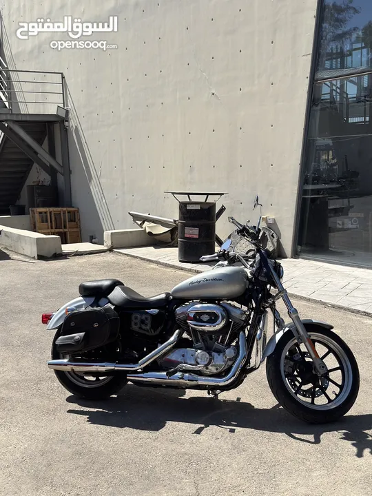 Harley sportster XL883 L بحالة الوكاله وصيانة الشركه