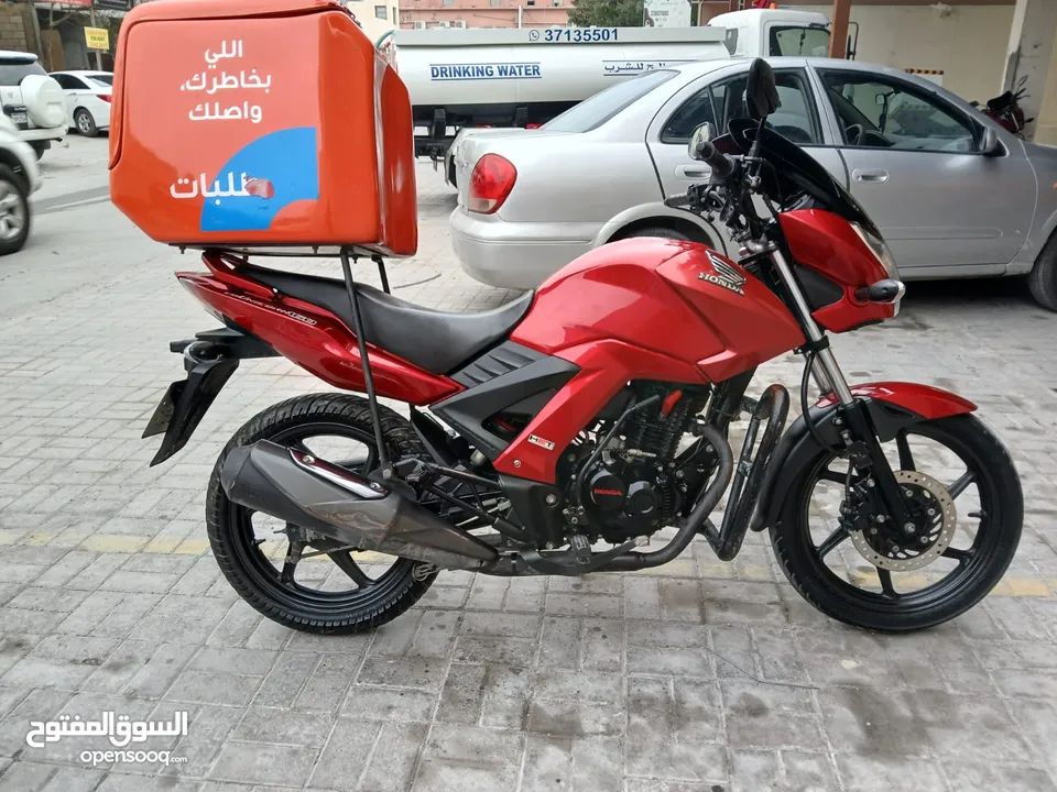 Honda Unicorn 2023 New Brand for Talabat,Jahez,Ahlan Riders