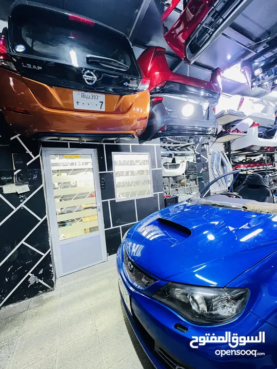 قطع /سيارات كامله سوبارو امبريزه 2008 STI 2500cc  وارد اليابان بحالة ممتازه ممشى قليل