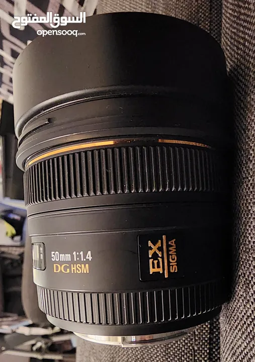 SIGMA LENS 50MM F/1.4 FOR CANON