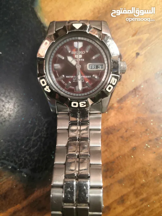 seiko 5 sports automatic 23 jewels 100m