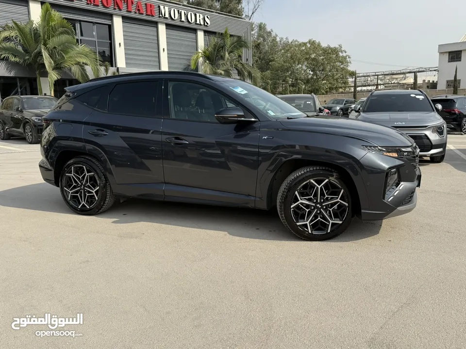 هونداي توسان NLine ترخيص 2022 محرك 1600 هايبرد plug in/يقطع على الشحنه 65 كيلو متر 271 حصان