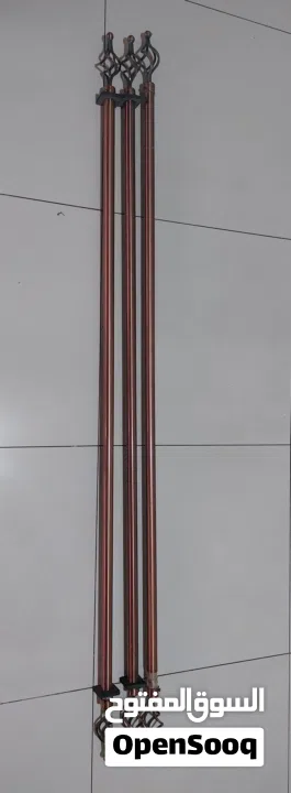 Set of 3 Expandable Curtain Rods