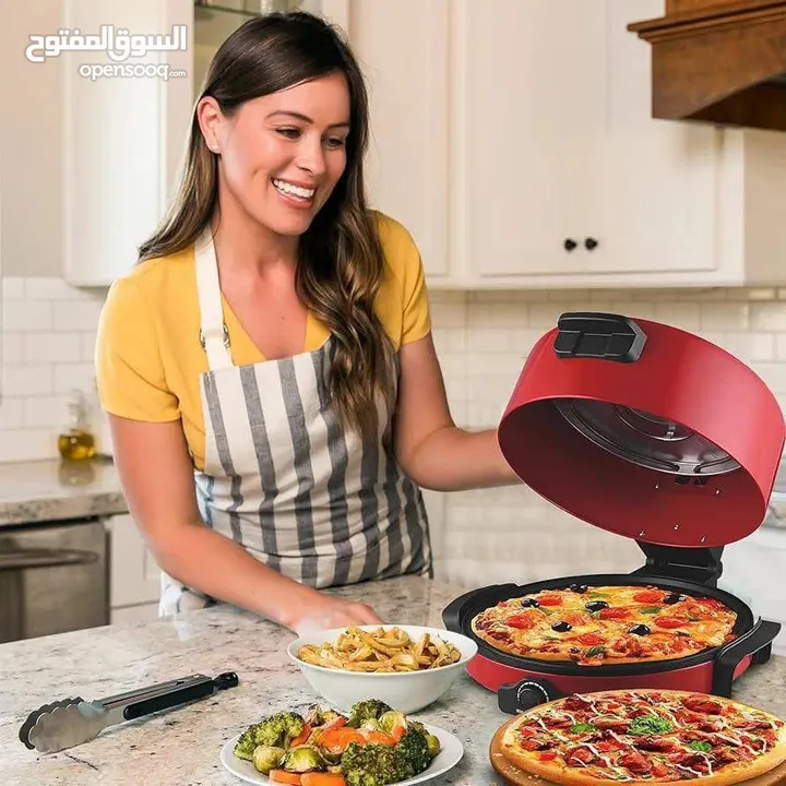 خبازة ميغا Mega Pizza Baker – سر البيتزا المقرمشة في بيتك متوفرة بـ 3 أحجام (30 – 40 – 45 سم)