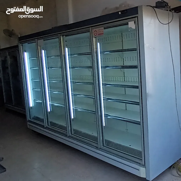 ثلاجات عرض+فريزرات عرض موازين باركود  بسعر حرق