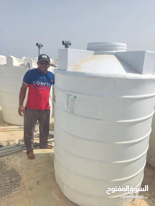 بيع وتركيب خزانات المياه والأدوات الصحية للبناء Sale and installation of water tanks and sanitary to