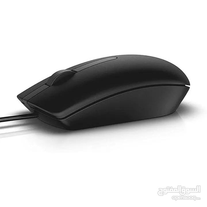ماوس اورجينال اصلى استعمال كسر زيرو  ماوس سلكي ضوئي ديل   Mouse Optical Dell MS 116