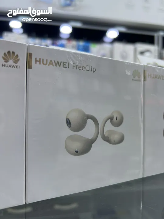 سماعات هواوي فري كليب الجديدة  Huawei FreeClip AirPods  سماعات بلوتوث ( كمية محدودة جدا اخر حبتين )