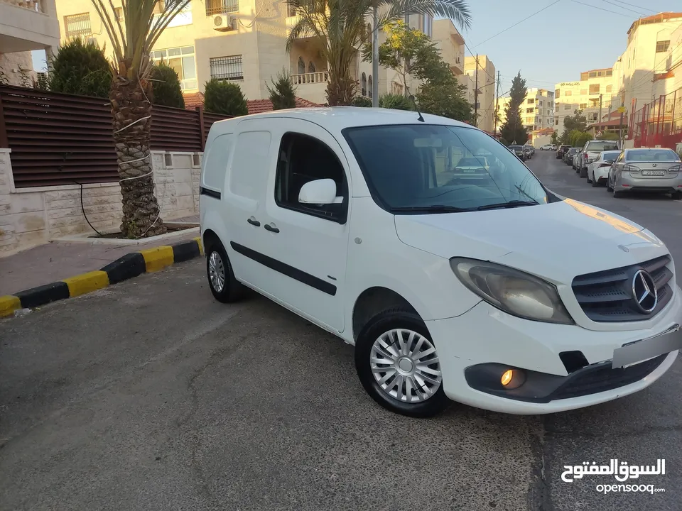 مرسيدس فان موديل 2014 صنف CiTan 112 وارد الوكالة غرغور للبيع بسعر مغري جدا