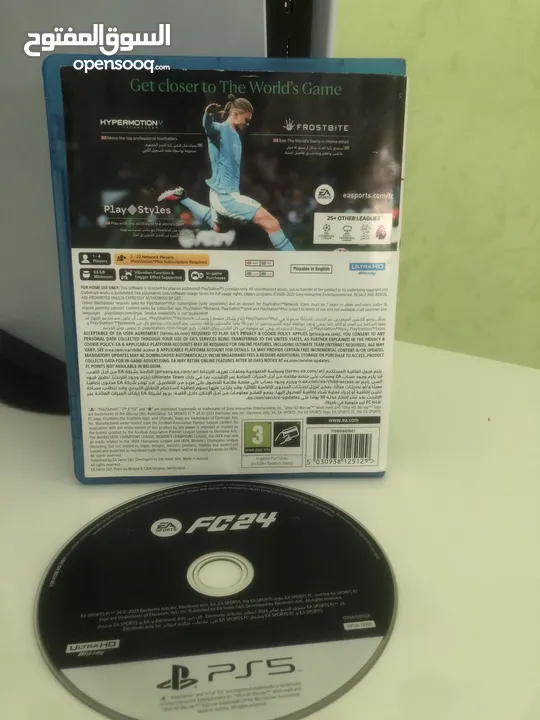 CD FC24 نسخت Play station 5يدعم لغه عربيه