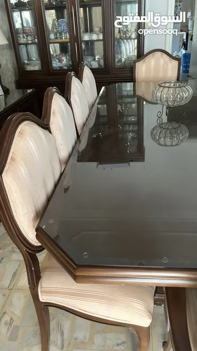 طقم سفره خشب 10 أشخاص