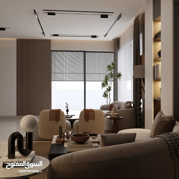 شقة فاخره طابق ارضي مساحة 132 متر+ ترس 100 م  / دير غبار ( اقساط من المالك مباشره )