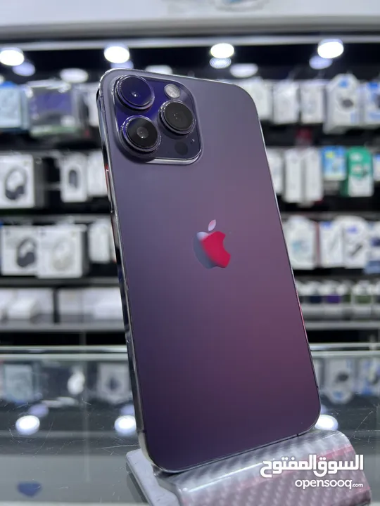 Used iPhone 14 Pro Max (128) GB  ايفون 14 برو ماكس 128 جيجابايت  مستعمل بحالة جيدة بطارية 86٪؜ /////