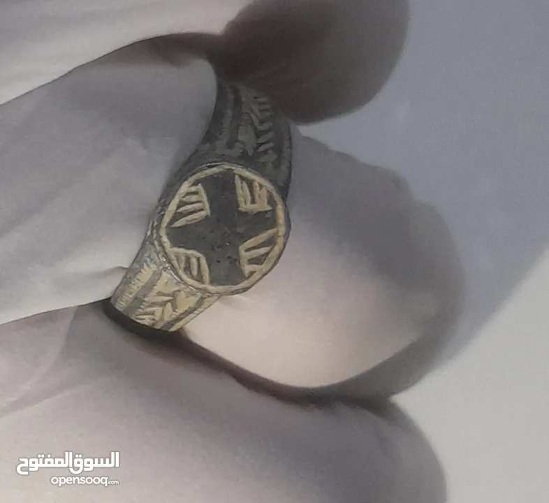 خاتم فضة تراثي