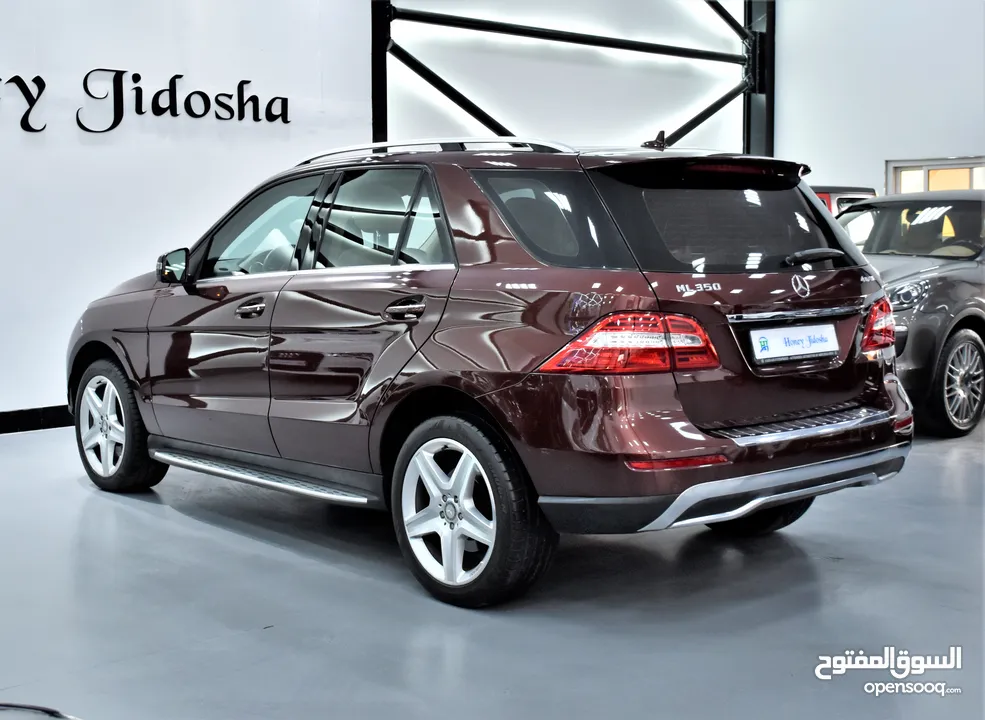 Mercedes Benz ML350 ( 2014 Model ) in Burgundy Color GCC Specs