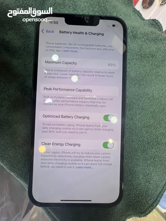 مستعمل بطارية اصلية iPhone 13-128GB التفاصيل داخل الاعلان