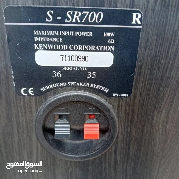 سماعات كينود خشب تقيل مع 2 صب وفر مسرح منزلي
