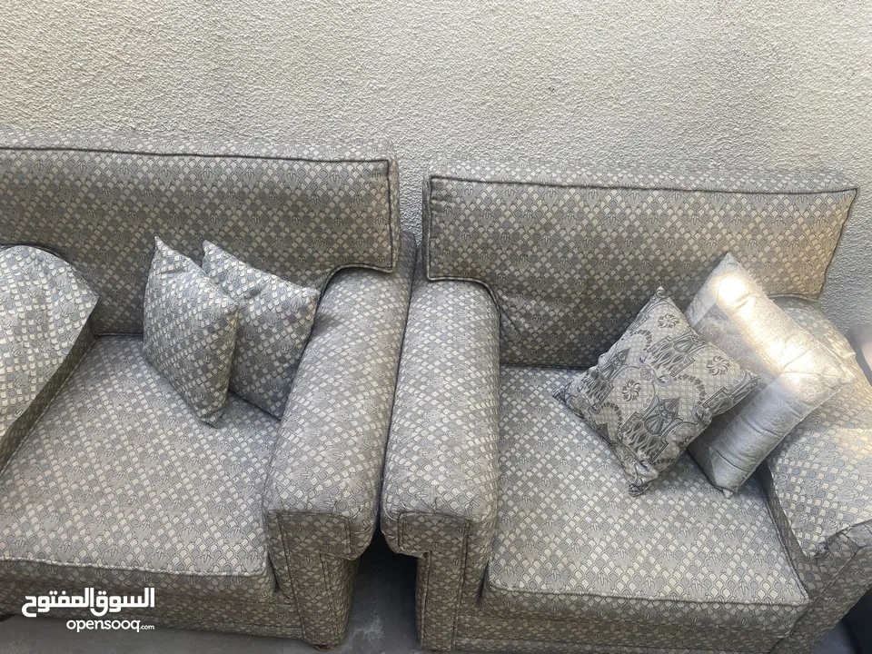 كنب عدد 2 مفرد خشب ثقيل