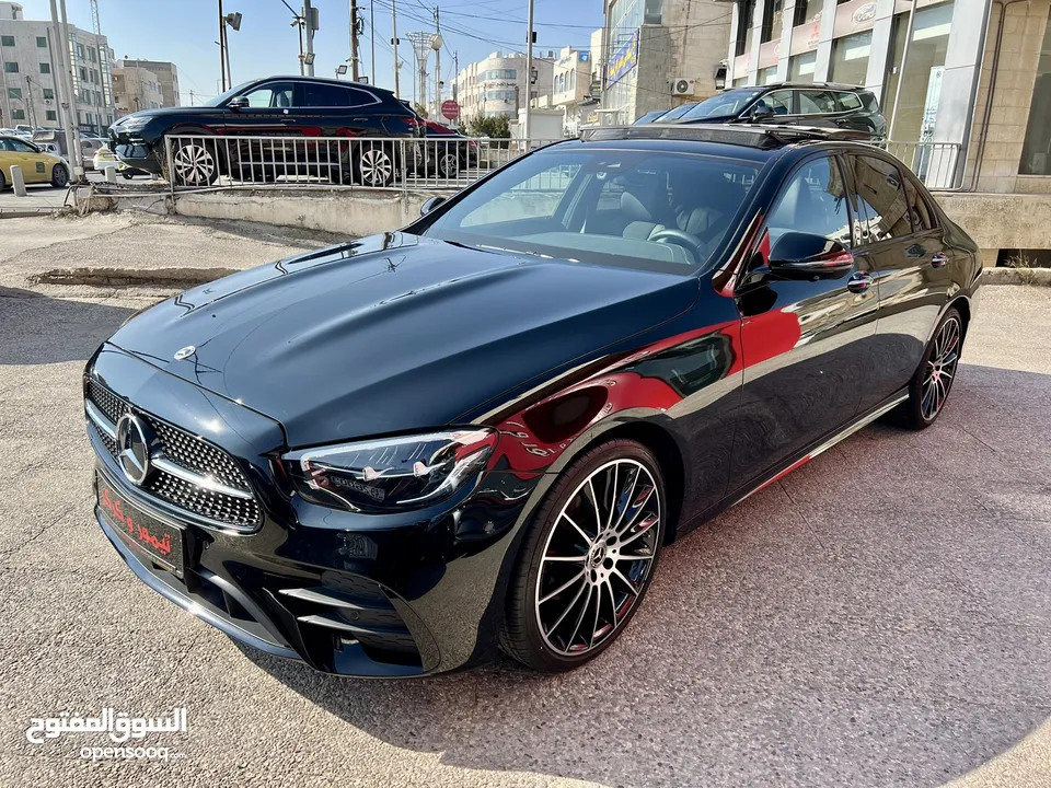 مرسيدس E200 AMG كت بانوراما جنط 20 اربع كاميرات وارد شركة مرسيدس المانيا بحالة الزيرو مميزة