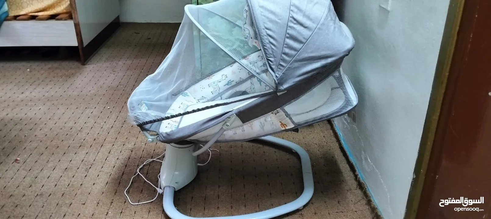 كرسي هزاز للاطفال / كهربائي 3in1