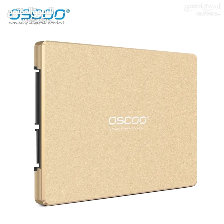هارد دسك داخلي أس أس دي 256GB OSCOO GOLD 3D NAND 20X SPEED DESKTOP - LAPTOP   GAMING SSD 2.5 INCH